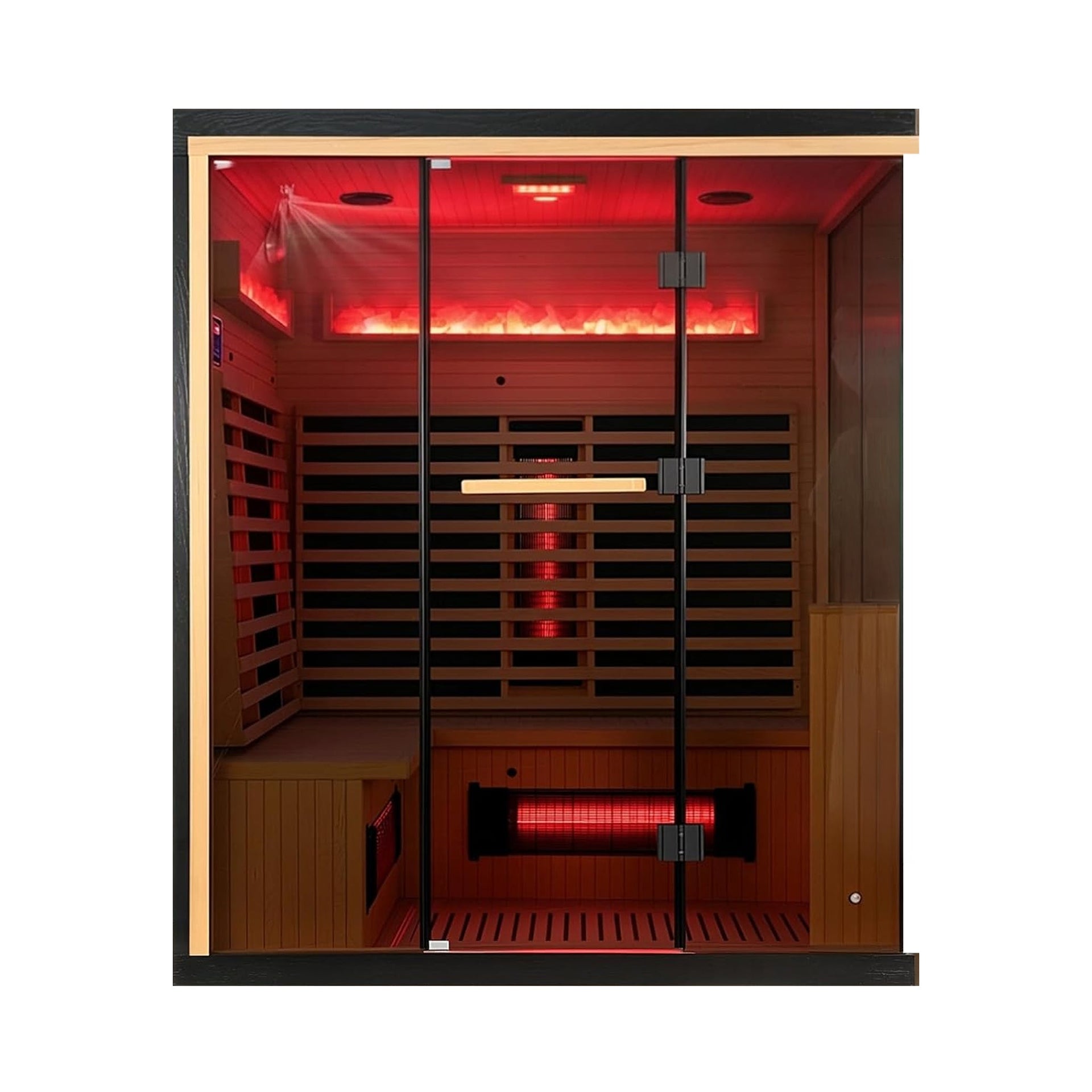 Ember 4-Person Full-Spectrum Infrared Sauna With Himalayan Salt Panels [Made-To-Order] (SAK80537)