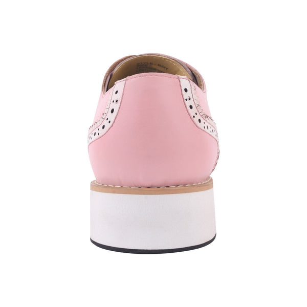 Roy Ostrich Leather Perforated toe Casual Oxford Dress Shoes