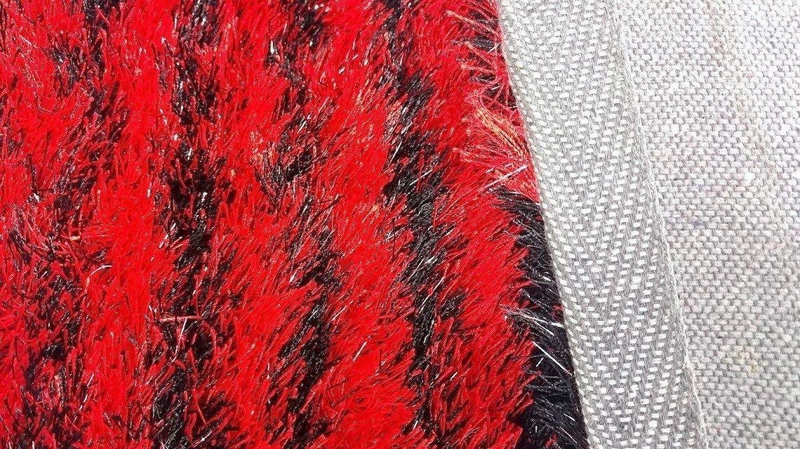 DaDa Bedding Shaggy Soft Rectangle Door Mat Bath Carpet Rug - 20