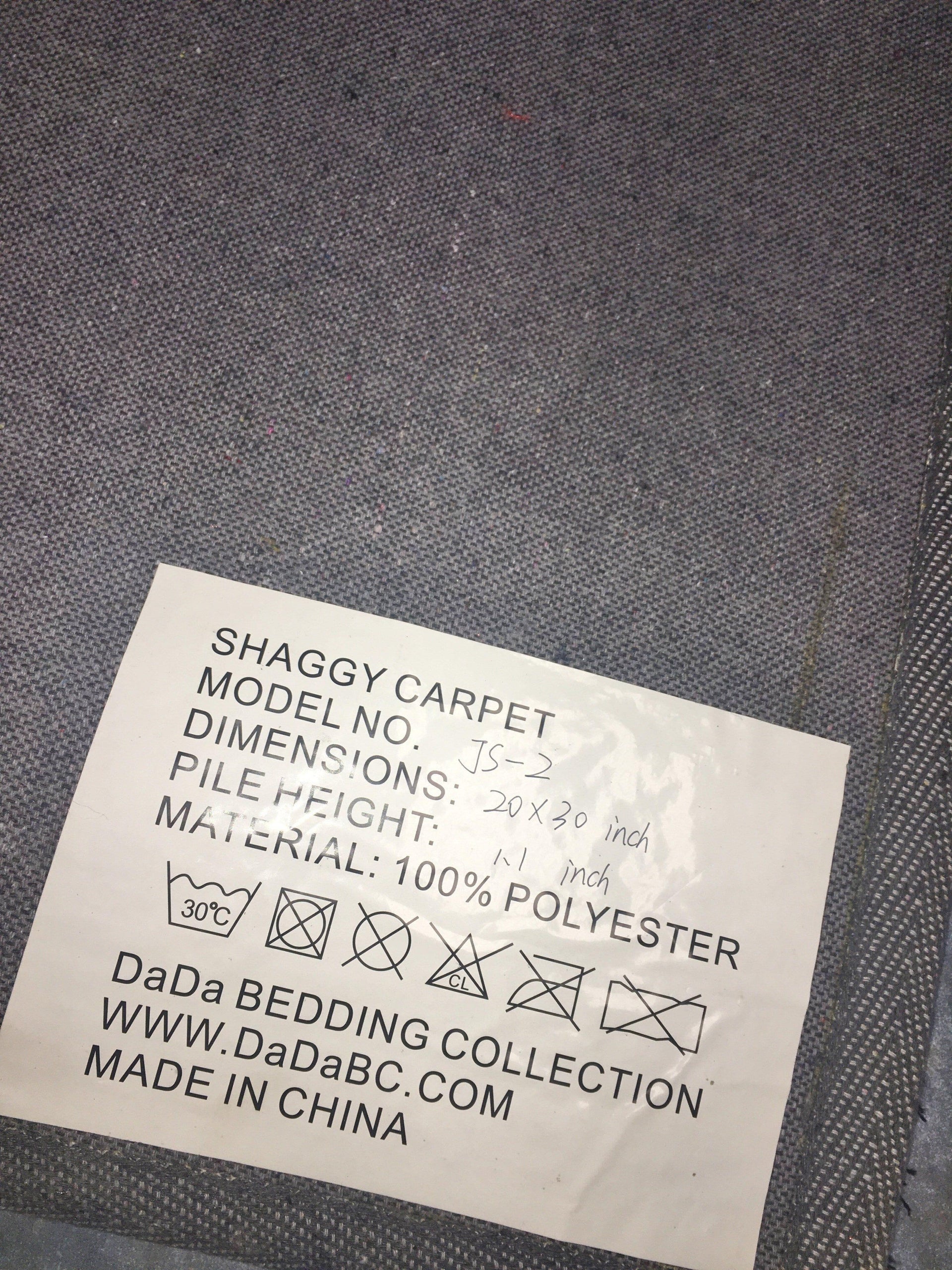 DaDa Bedding Shaggy Soft Door Mat Carpet Rug - 20