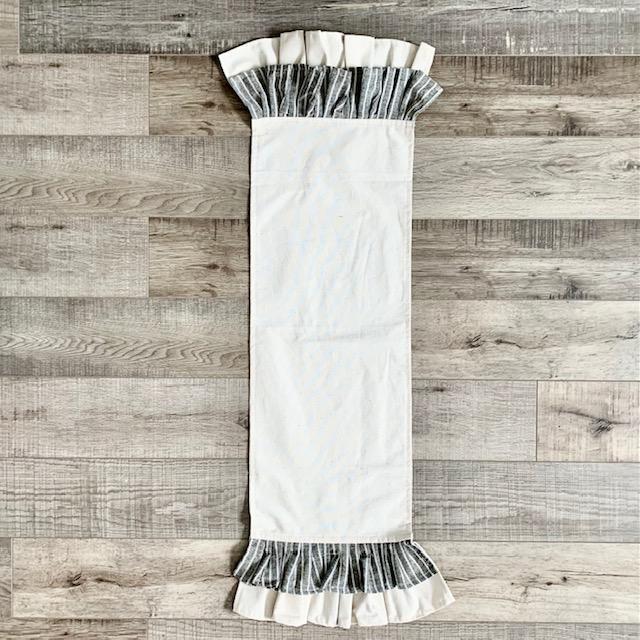RUNNER ONLY: CHARCOAL/CREAM STRIPES RUNNER