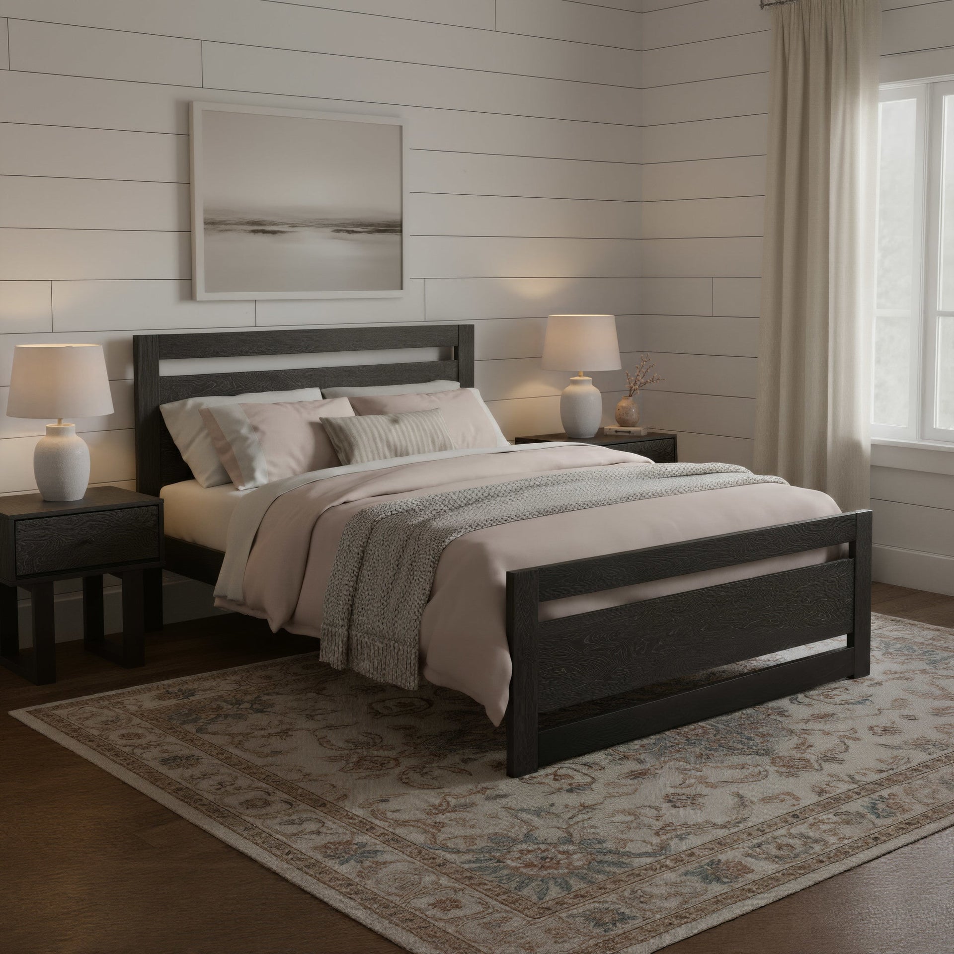 Repos Queen Bed Black
