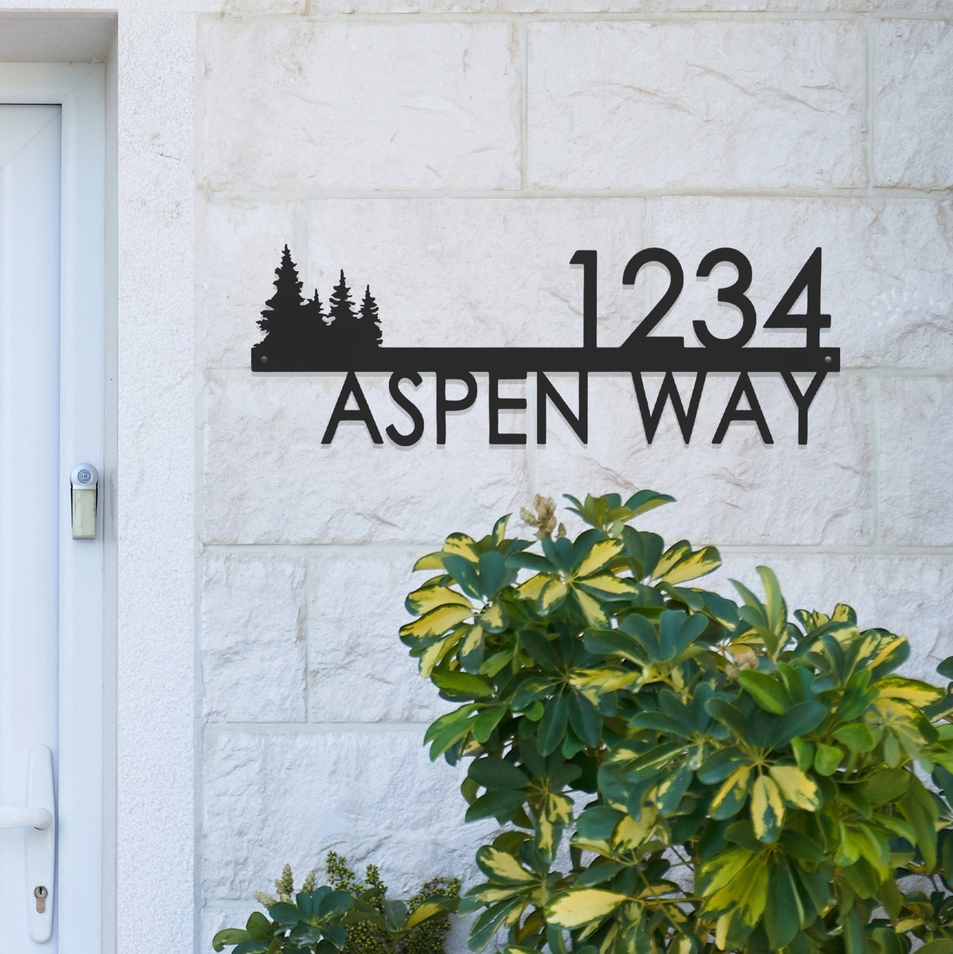 [COL] Modern Outdoor House Numbers - 9 Styles - Personalized Address Signs for House