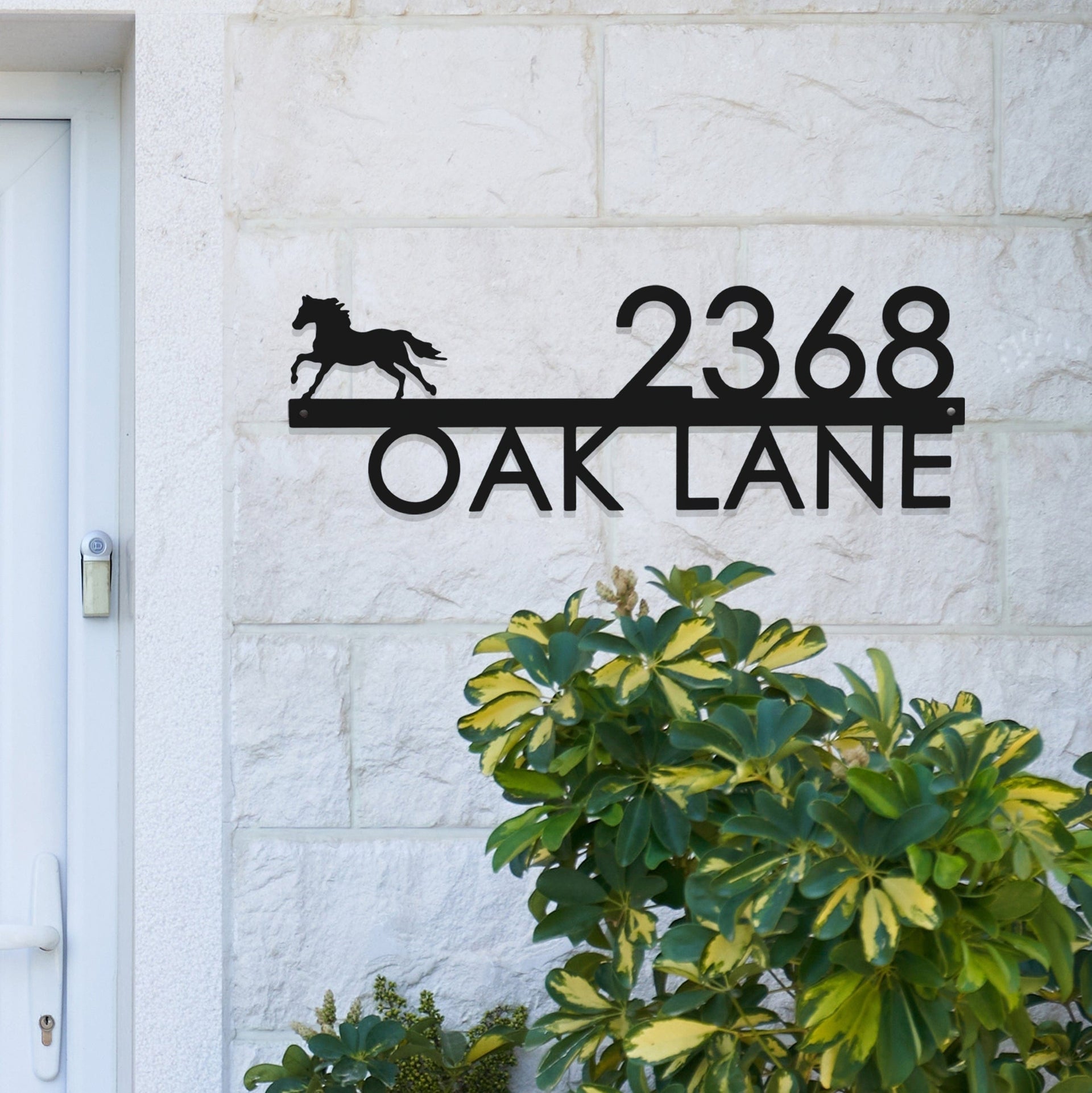 [COL] Modern Outdoor House Numbers - 9 Styles - Personalized Address Signs for House