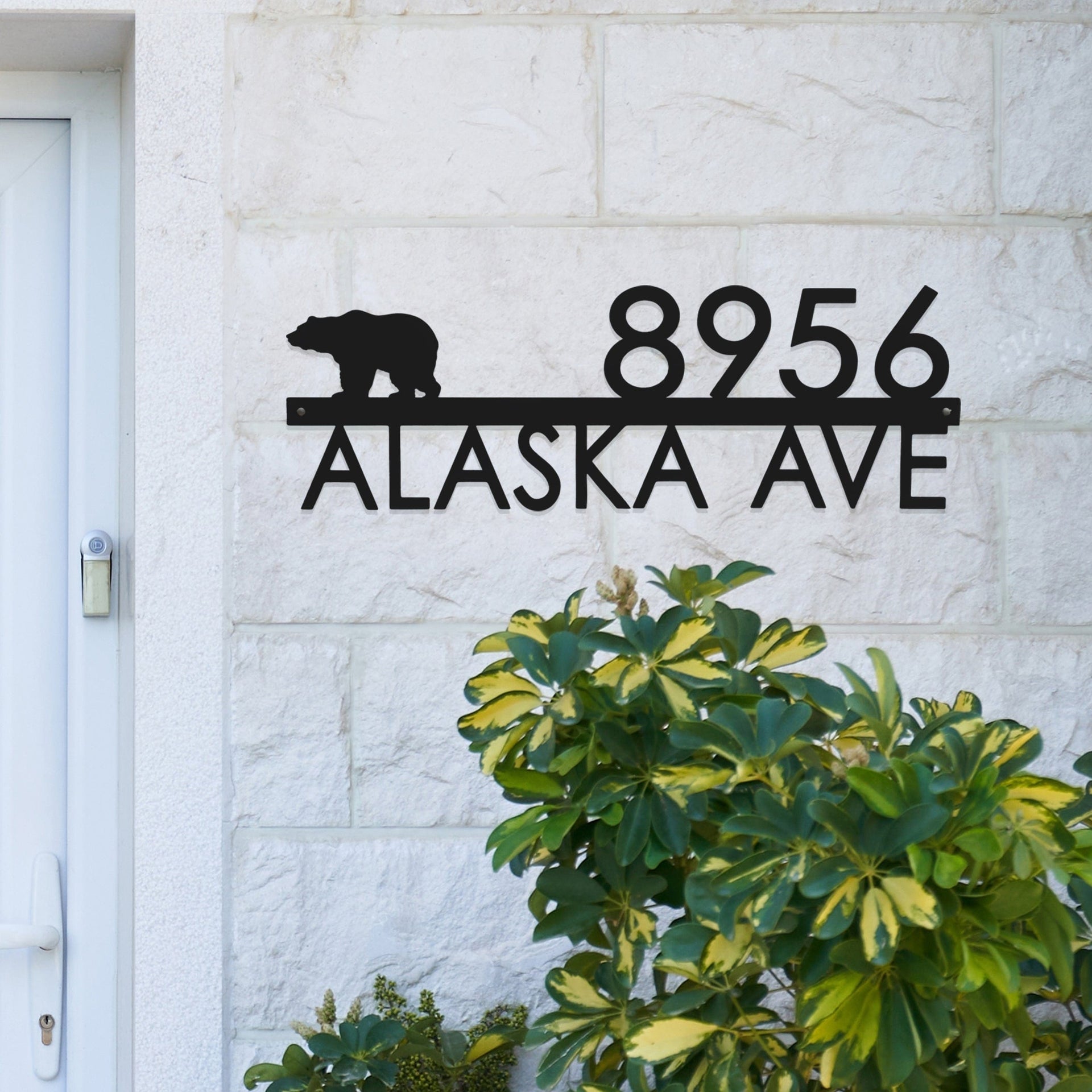 [COL] Modern Outdoor House Numbers - 9 Styles - Personalized Address Signs for House