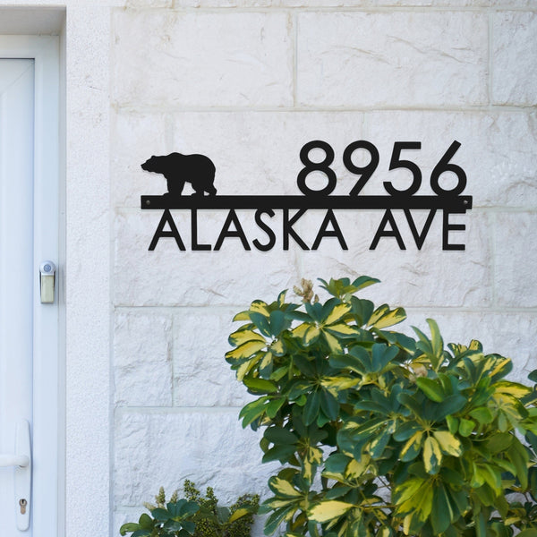 [COL] Modern Outdoor House Numbers - 9 Styles - Personalized Address Signs for House