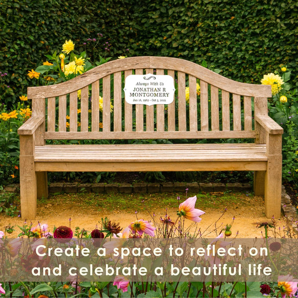 [COL] Classic Memorial Plaque - Graveyard Decoration Plaque for Cemetery