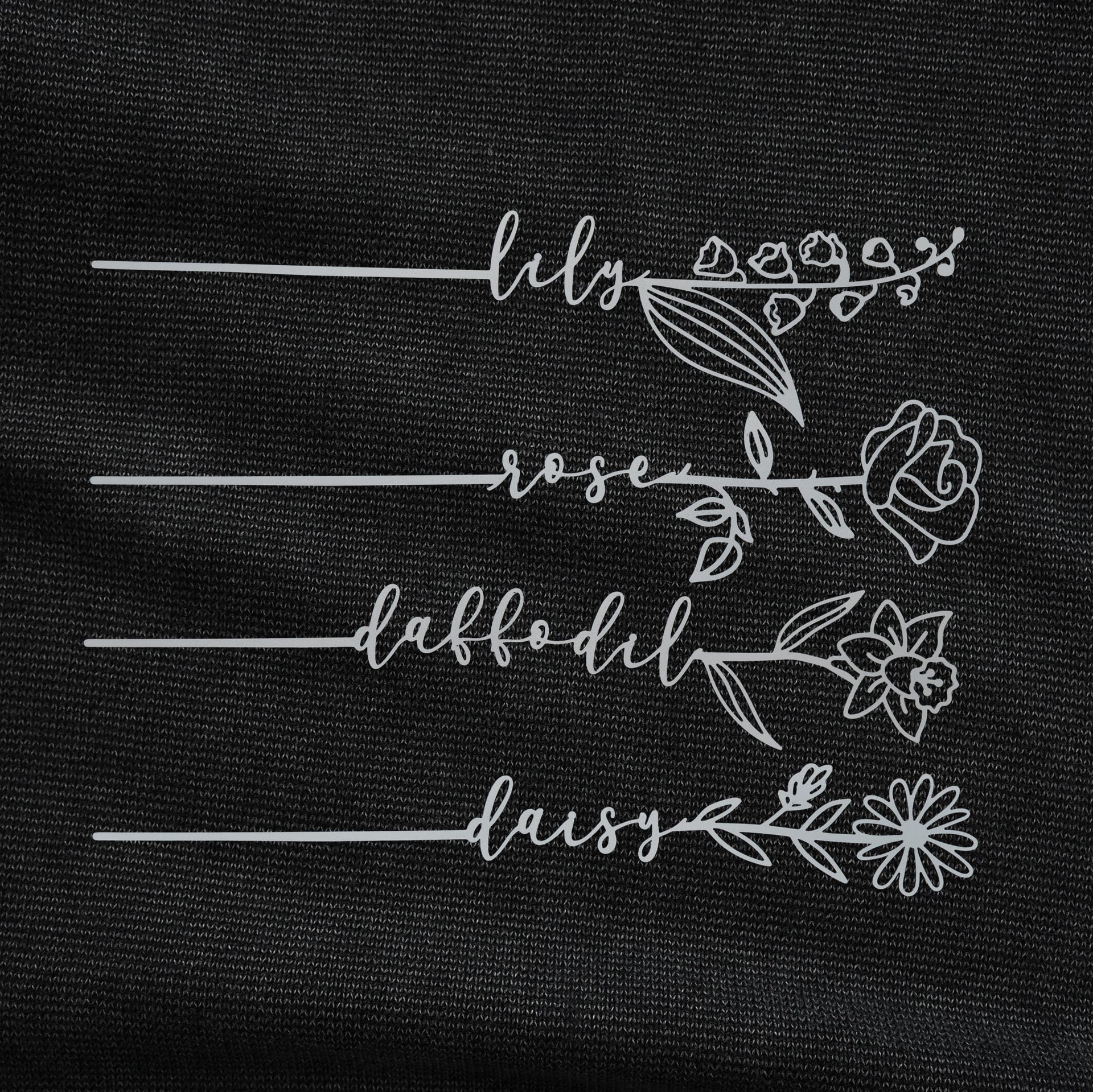 [COL] Flower Pick- Set of 3 Metal Flowers