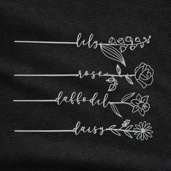 [COL] Flower Pick- Set of 3 Metal Flowers