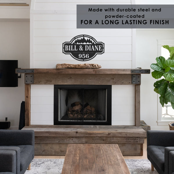 [COL] Home on the Range Oversized Address Plaque - House Number Sign