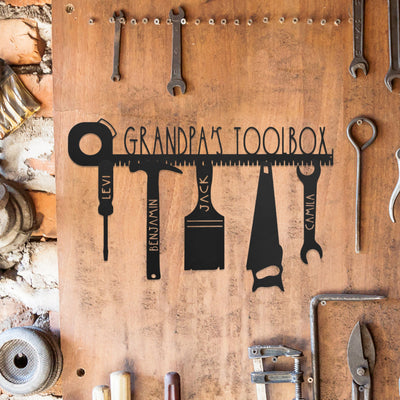 [COL] No One Else Measures Up to Dad Family Name Sign - Custom Fathers Day Gifts
