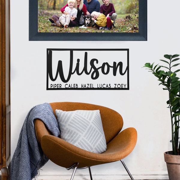 [COL] This is Us Family Name Sign - House Name Sign Metal Wall Decor