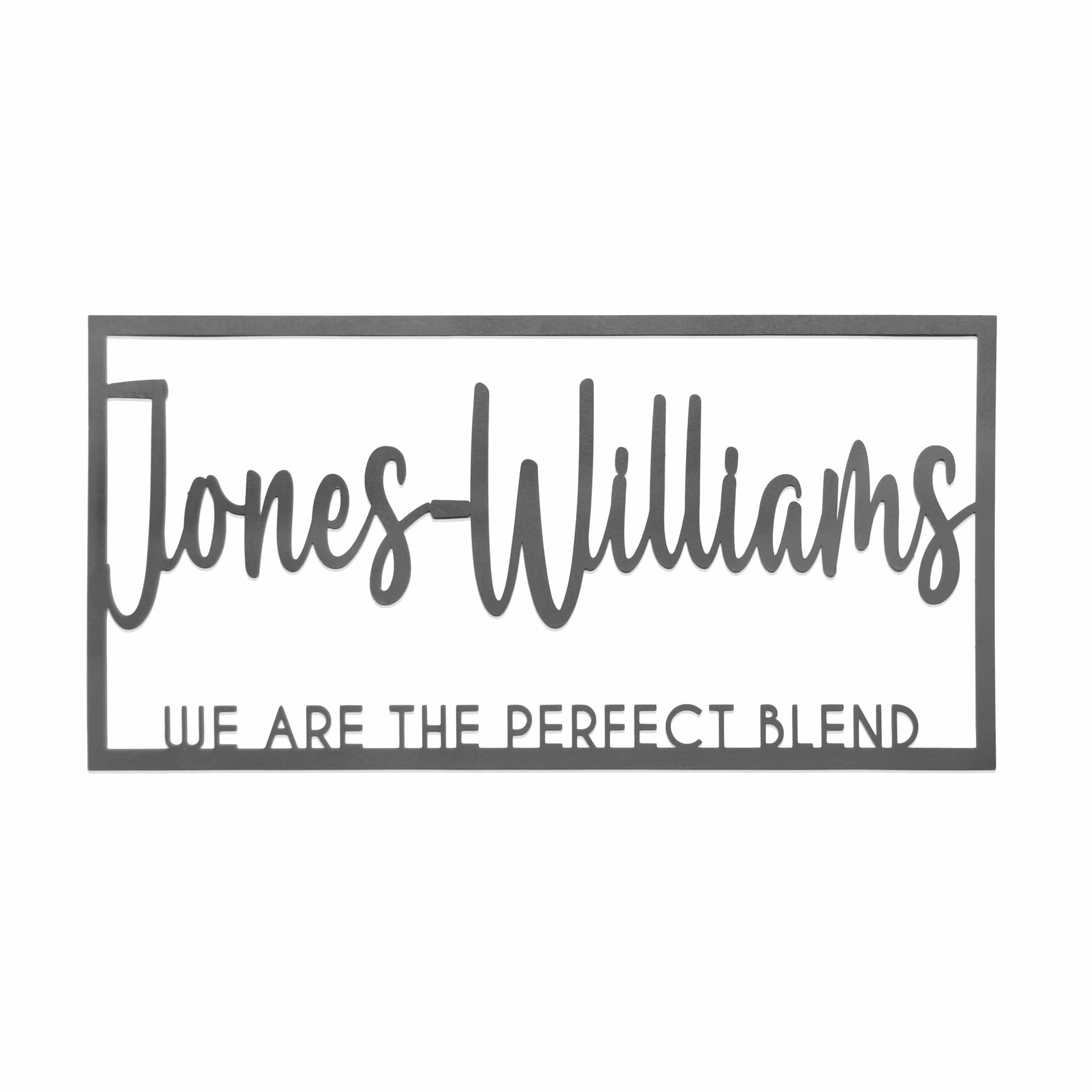 [COL] This is Us Family Name Sign - House Name Sign Metal Wall Decor