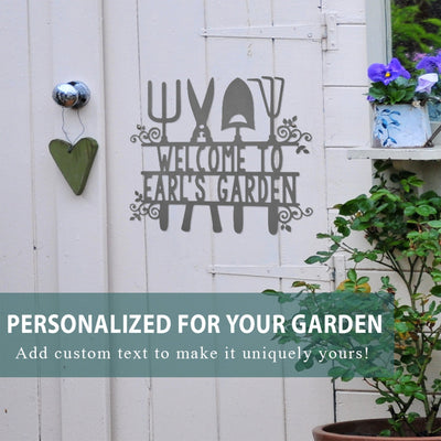[COL] Find Me In The Garden Custom Sign - 2 Styles - Personalized Gardening Decor Outdoor Signs