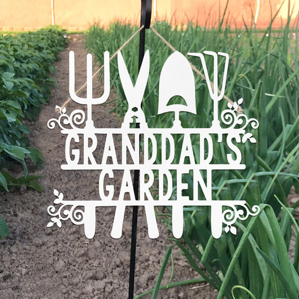 [COL] Find Me In The Garden Custom Sign - 2 Styles - Personalized Gardening Decor Outdoor Signs