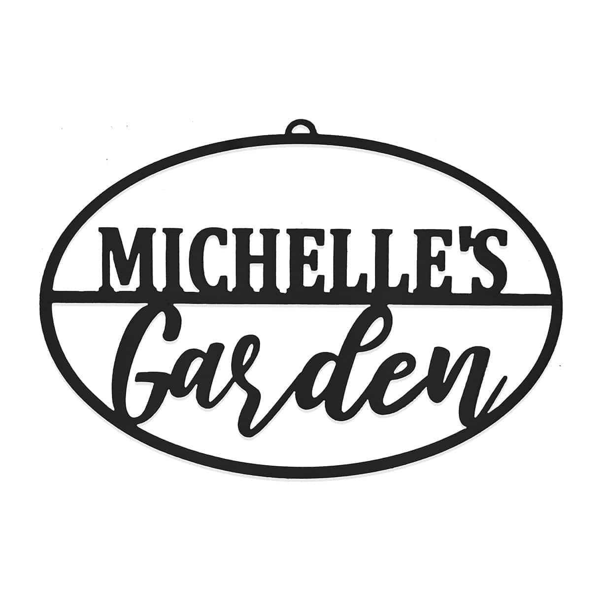 [COL] Garden Custom Ovals - 4 Styles - Personalized Garden Signs Decorative Outdoor