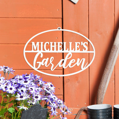 [COL] Garden Custom Ovals - 4 Styles - Personalized Garden Signs Decorative Outdoor