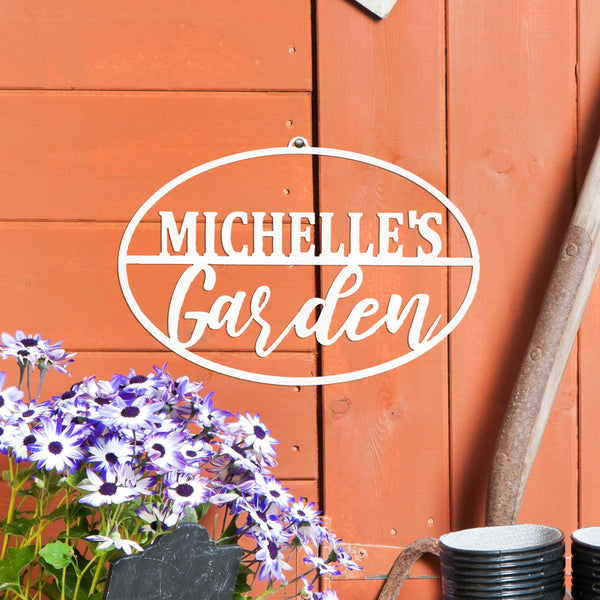 [COL] Garden Custom Ovals - 4 Styles - Personalized Garden Signs Decorative Outdoor