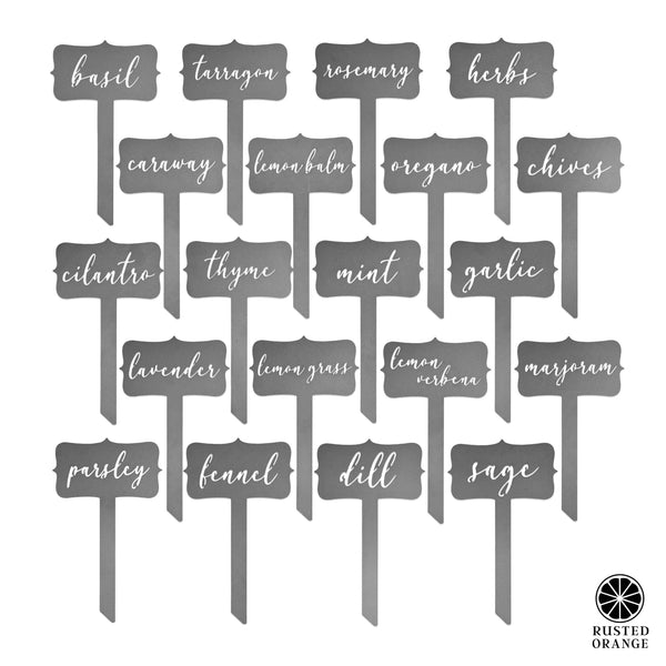 [COL] Window Garden Markers - Your Favorite 5 - Herb Garden Plant Identification Stakes