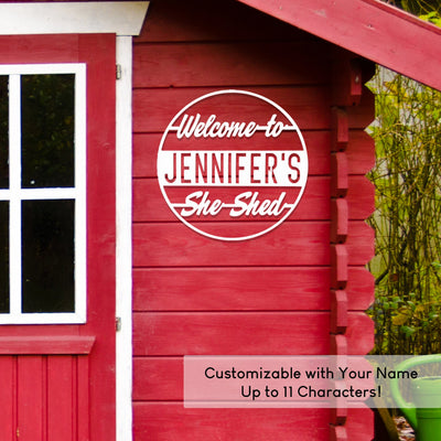 [COL] Vintage Circle Signs  - Personalized Decorative Garage or Workshop Sign
