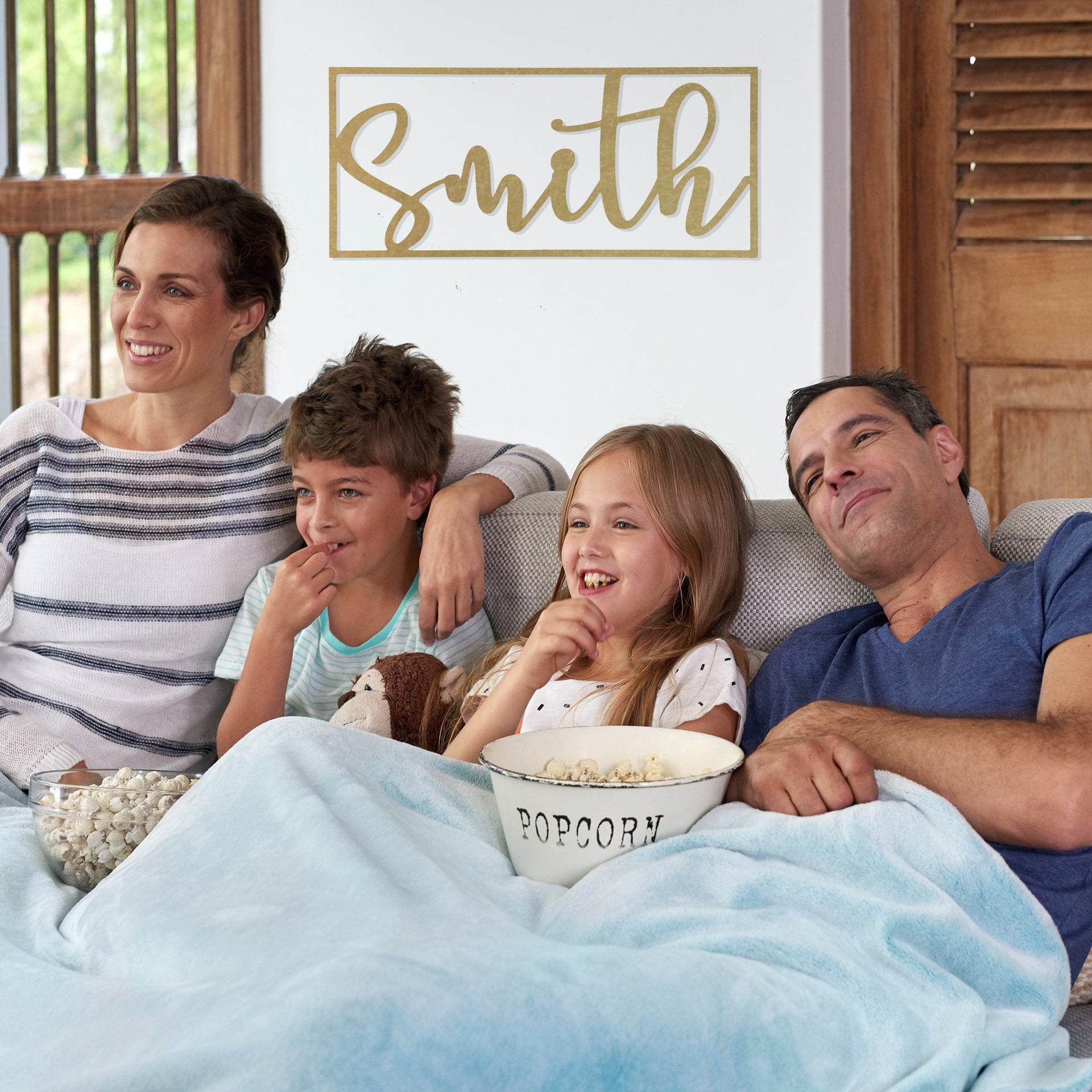 [COL] What's in a Name Plaque - 3 Sizes - Personalized Metal Family Name Sign