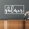 [COL] What's in a Name Plaque - 3 Sizes - Personalized Metal Family Name Sign