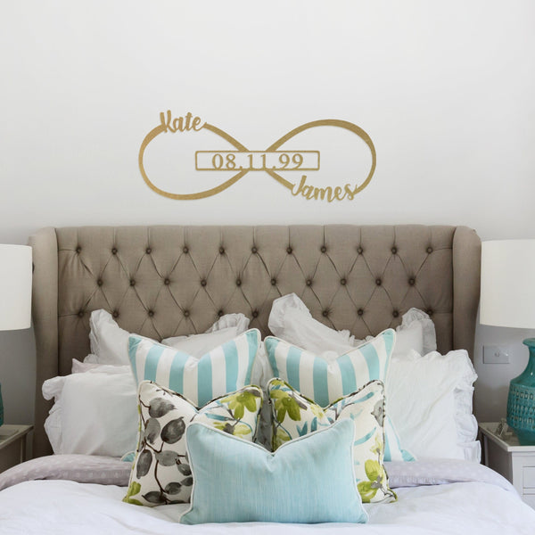 [COL] Infinity Sign- bedroom wall decor for couples, anniversary and wedding, eternity symbol