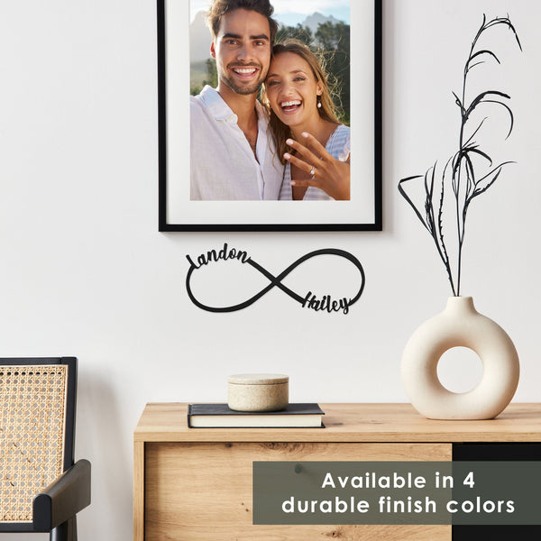 [COL] Infinity Sign- bedroom wall decor for couples, anniversary and wedding, eternity symbol