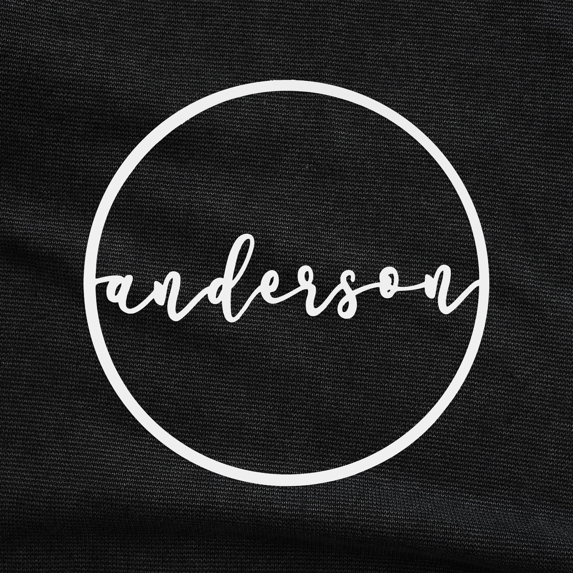 [COL] Minimalist Custom Circle 2 Styles - Script Personalized Metal for Home Decor