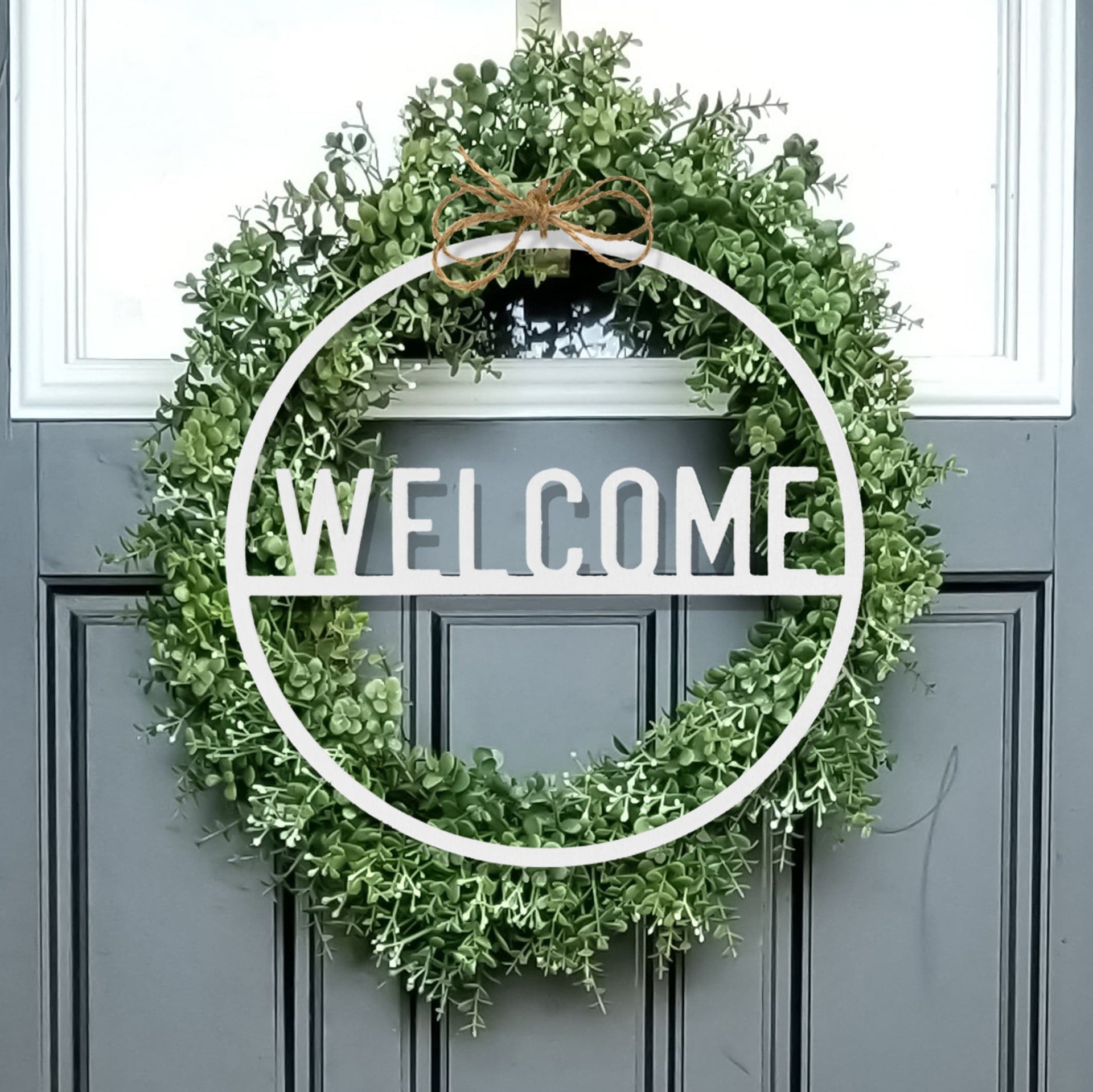 [COL] Minimalist Custom Circle 2 Styles - Script Personalized Metal for Home Decor