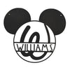 [COL] Mouse Ears and Castle Monogram - Personalized Name Sign For Kids Room