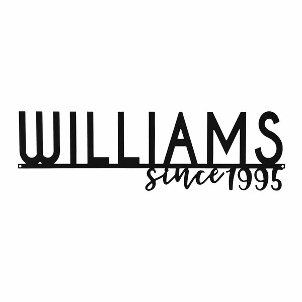[COL] Our Happy Family  - 2 Styles Personalized Family Name Signs For Home Decor