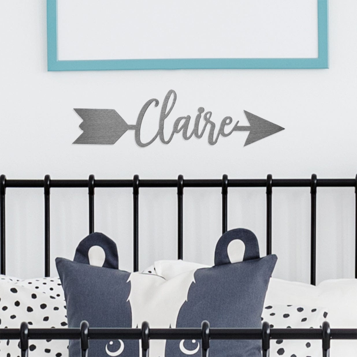 [COL] Sweets Arrow - 5 Styles - Personalized Metal Name Sign for Wall Decor