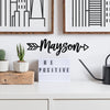 [COL] Sweets Arrow - 5 Styles - Personalized Metal Name Sign for Wall Decor