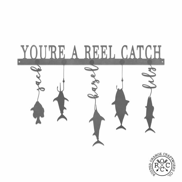 [COL] Reely Great Family Names Fish Sign Personalized - Father's Day, Dad, Grandpa