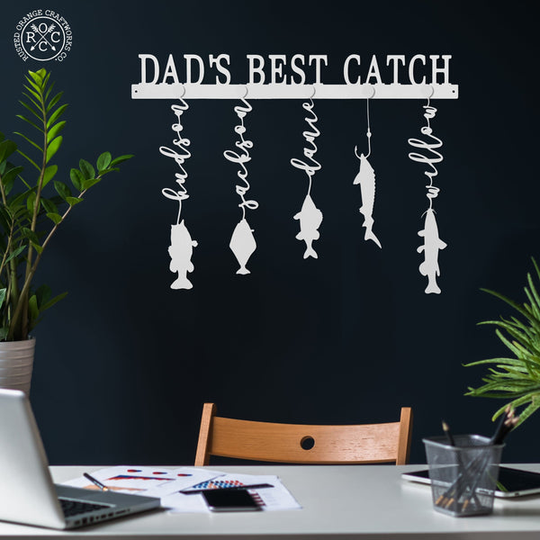 [COL] Reely Great Family Names Fish Sign Personalized - Father's Day, Dad, Grandpa