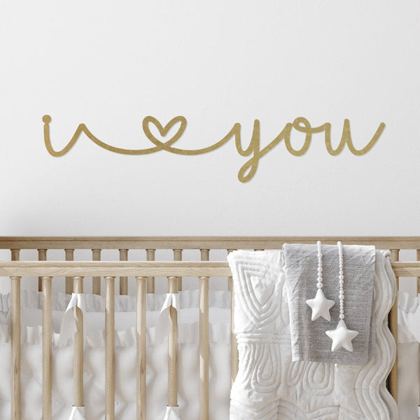 [COL] I Heart You – Little Love Edition | Personalized Kids Name Sign