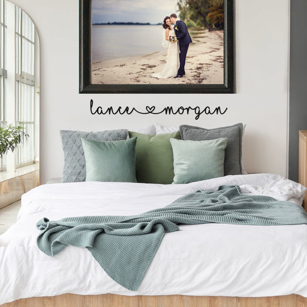 [COL] I Heart You - Couples Love Decor Wall Art for Bedroom Above Bed Gift