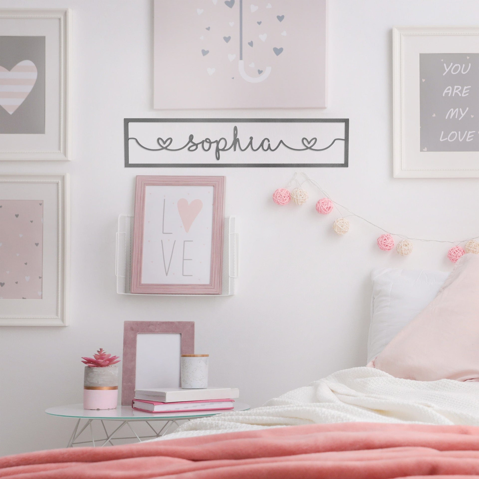 [COL] I Heart You - Couples Love Decor Wall Art for Bedroom Above Bed Gift