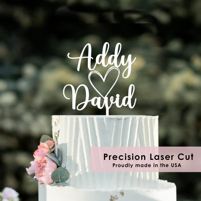 [COL] Wedding Cake Topper for Couples - Personalized Cake Topper for Anniversaries and Weddings - Mr and Mrs Cake Topper Decorations Wedding Cake Toppers