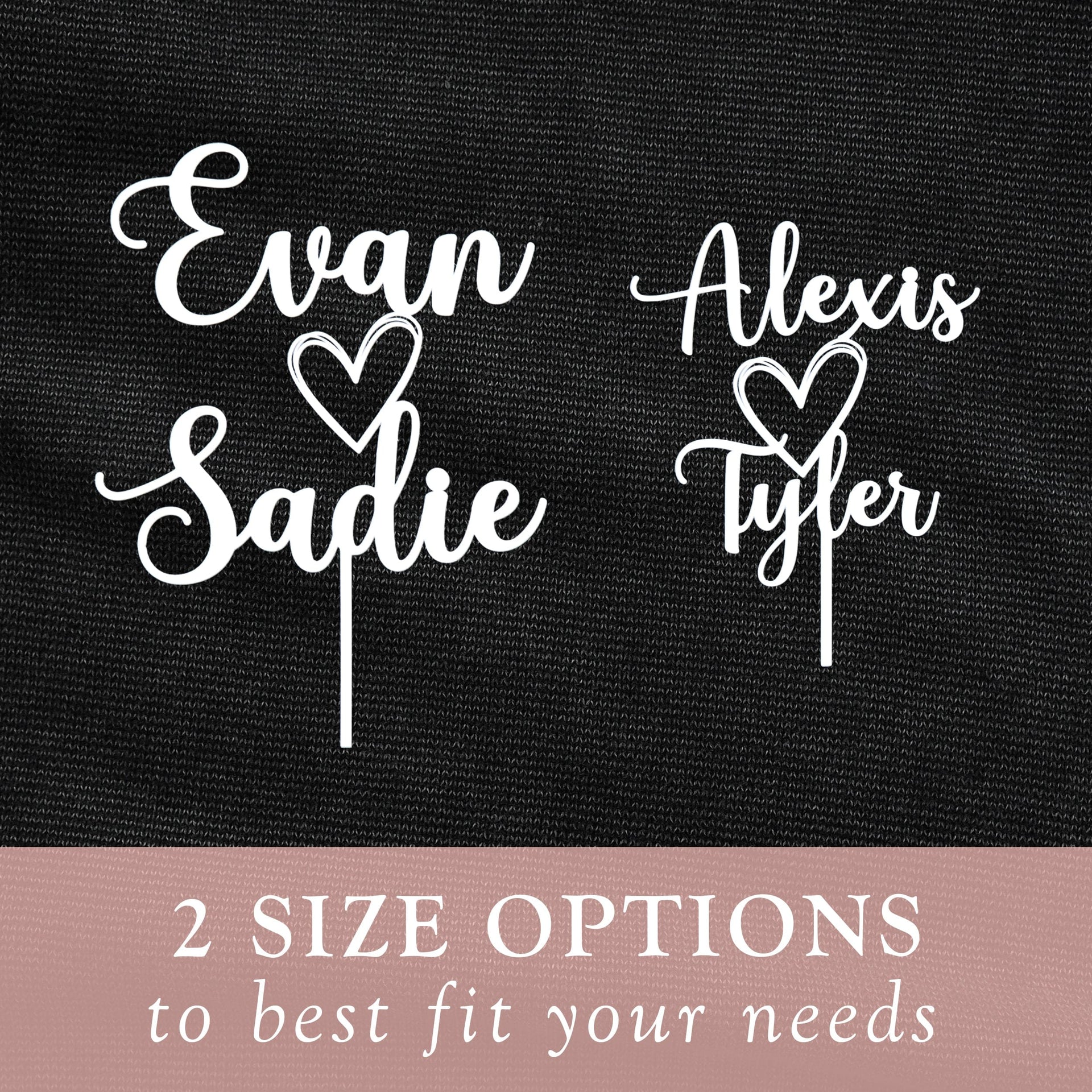 [COL] Wedding Cake Topper for Couples - Personalized Cake Topper for Anniversaries and Weddings - Mr and Mrs Cake Topper Decorations Wedding Cake Toppers