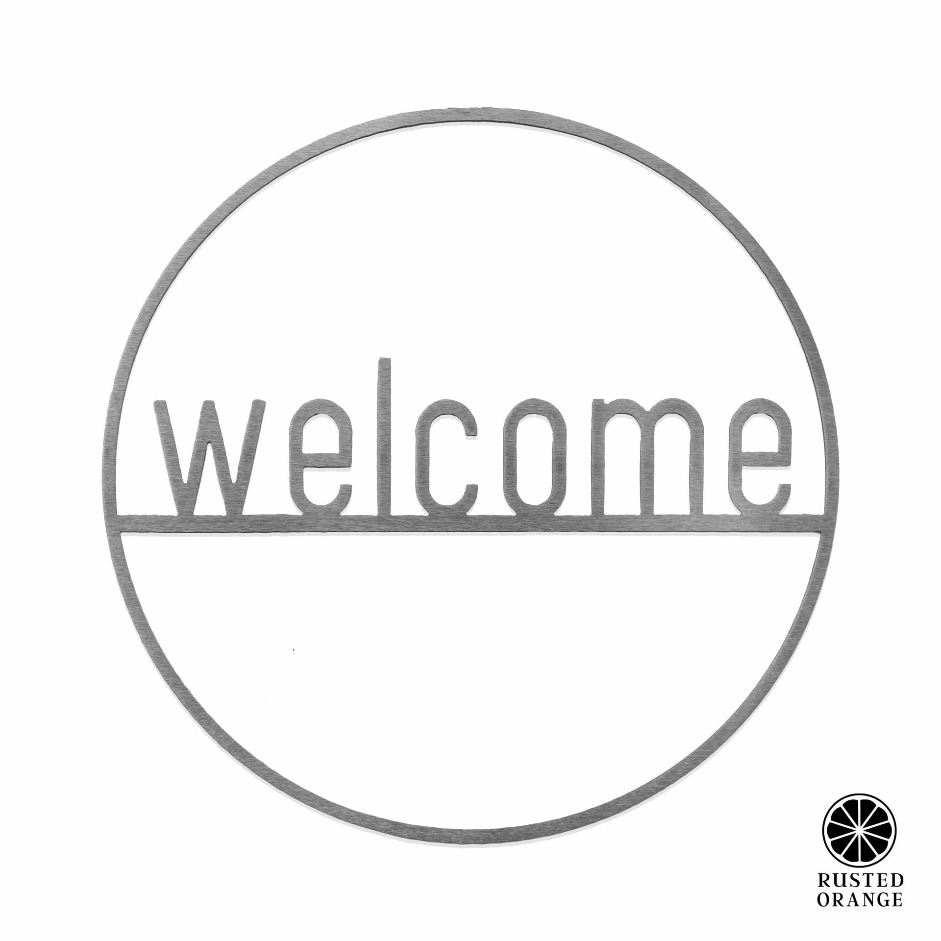 [COL] Welcome Circle Greeting - Welcome Home Outdoor Sign for Front Door
