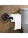 Rustic Industrial Pipe Toilet Paper Holder Heavy Duty Industrial Pipe Style Toilet Paper Holder Vintage Wall Mounted Kit Vintage Rustic Iron Farmhouse Style Roll Tissue Wall Mount Paper Holder Towel Racks With Hardware For Bathroom Kitchen Bedroom