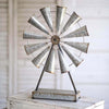 Rustic Metal Farmhouse Tabletop Windmill