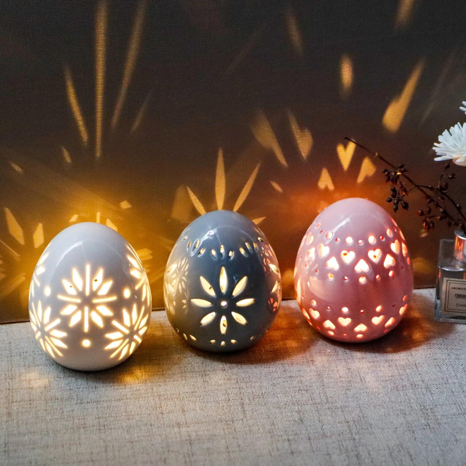 Set of 3 Ceramic Decorative Lamp 4
