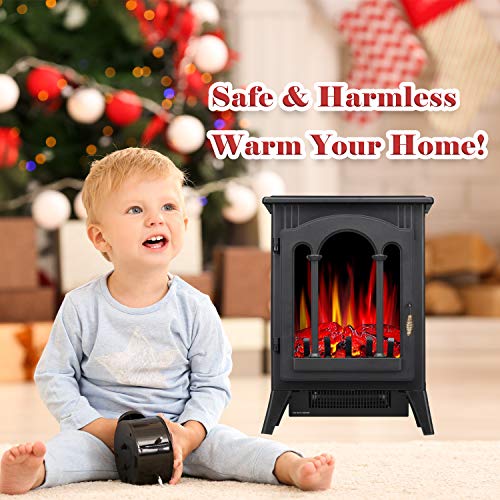 16 Inches Portable Electric Fireplace Stove 5220 Kismile
