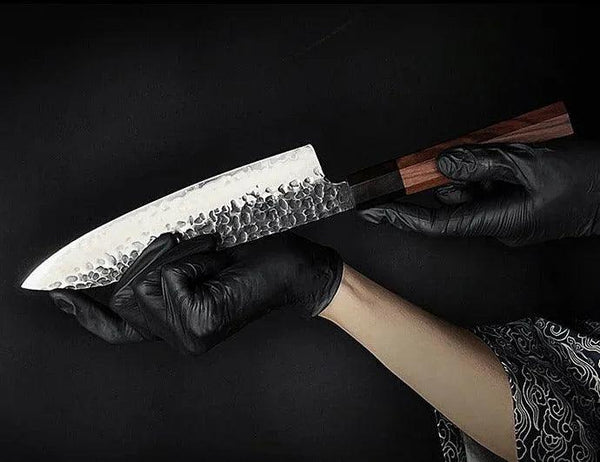 RYUJIN Chef's Knife with Exotic Rose Wood Handle - Gifts for You 'n Me