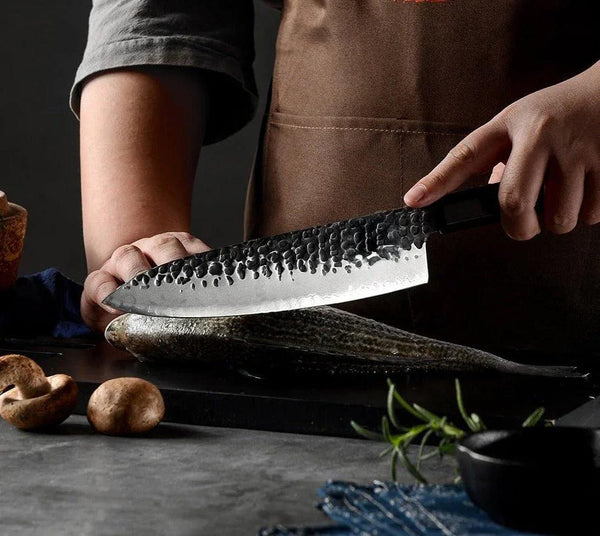 RYUJIN Chef's Knife with Exotic Rose Wood Handle - Gifts for You 'n Me
