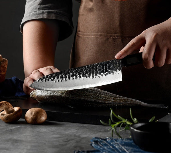 RYUJIN Chef's Knife with Exotic Rose Wood Handle