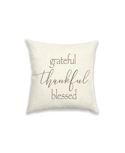 Morgan Home Typography 18×18 Decorative Pillow